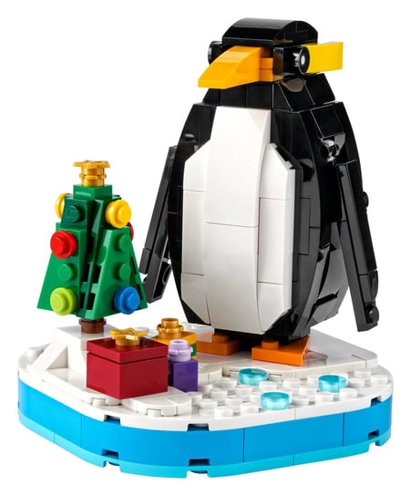 LEGO Classic, klocki, Świąteczny Pingwin, 40498 LEGO