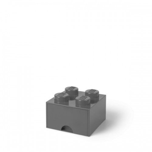 LEGO Classic, klocki, Szuflada Klocek, Brick 4, Ciemnoszary, 40051754 LEGO