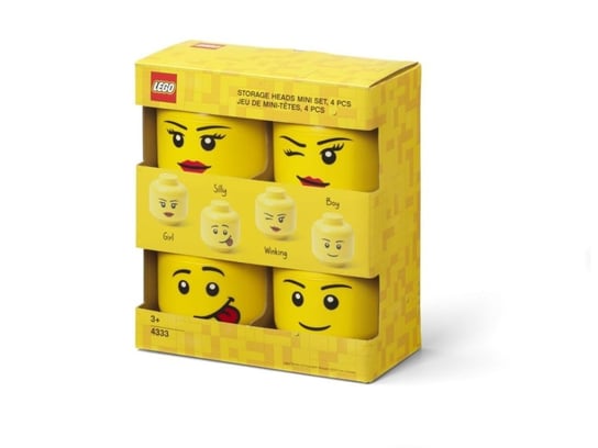 LEGO Classic, klocki, Zestaw 4 mini głów, 43330800 LEGO