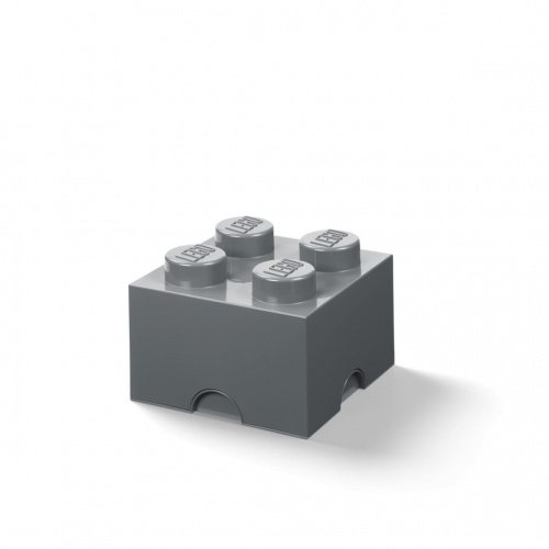 LEGO Classic, Pojemnik Klocek, Brick 4, Ciemnoszary, 40031754 LEGO