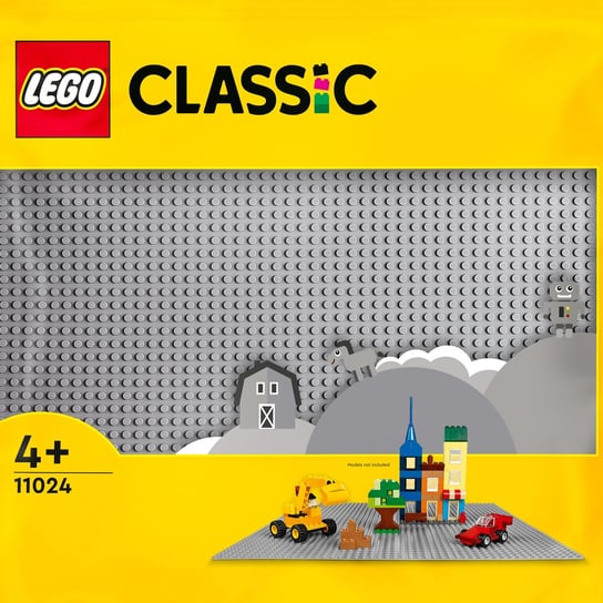 LEGO Classic, Szara płytka konstrukcyjna, 11024 LEGO