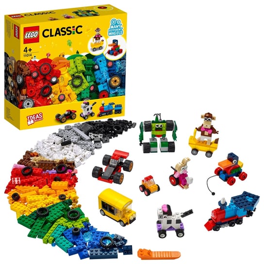 LEGO Classic, zestaw Klocki na kołach, 11014 LEGO