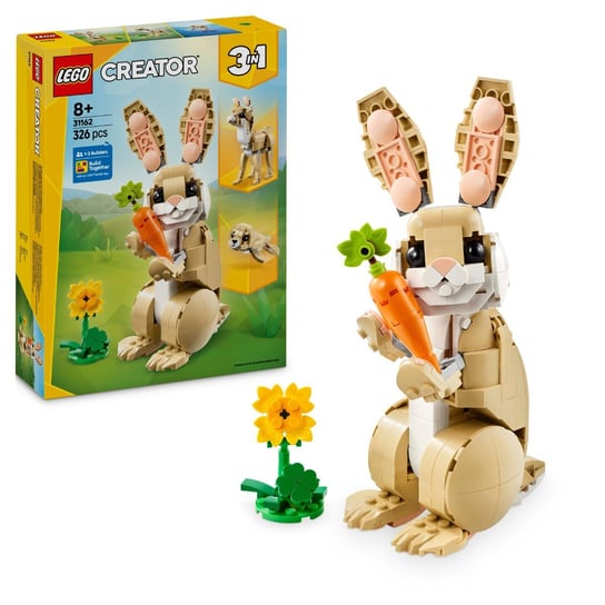 LEGO Creator 3 w 1, klocki, Uroczy króliczek, 31162 LEGO