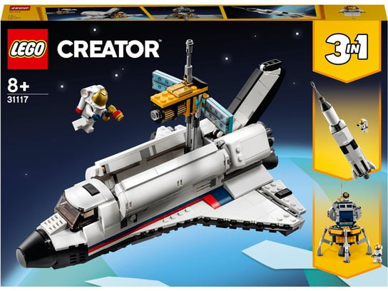 LEGO Creator 3w1, klocki, Przygoda w promie kosmicznym, 31117 LEGO