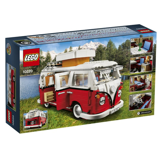 LEGO Creator Expert, klocki Mikrobus kempingowy Volkswagen T1, 10220 LEGO