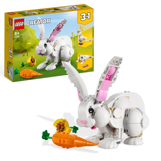 LEGO Creator, klocki, 3 w 1 Biały królik, 31133 LEGO