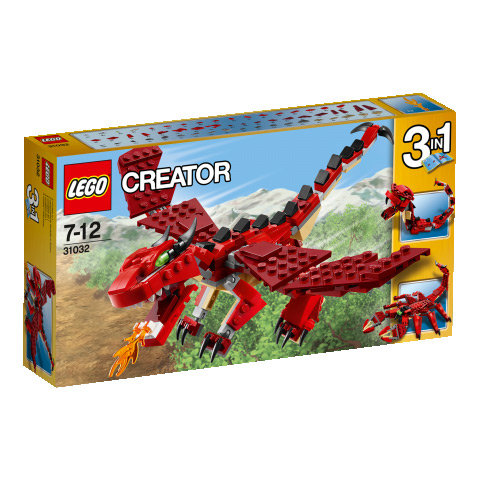 LEGO Creator, klocki Czerwone kreatury, 31032 LEGO