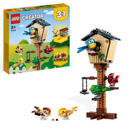 LEGO Creator, klocki, Domek budka dla ptaków, 31143 LEGO