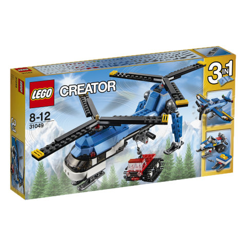 LEGO Creator, klocki Helikopter z dwoma wirnikami, 31049 LEGO
