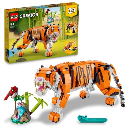 LEGO Creator, klocki, Majestatyczny tygrys, 31129 LEGO