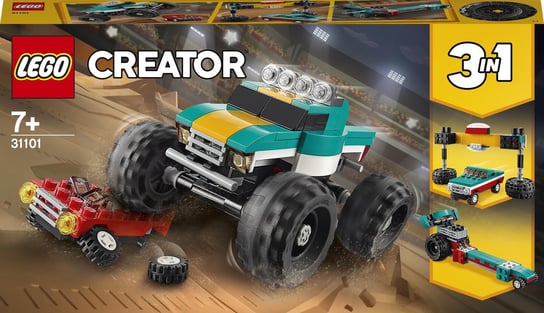 LEGO Creator, klocki Monster Truck, 31101 LEGO