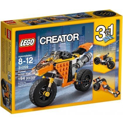 LEGO Creator, klocki Motocykl z Bulwaru Zachodzącego Słońca, 31059 LEGO