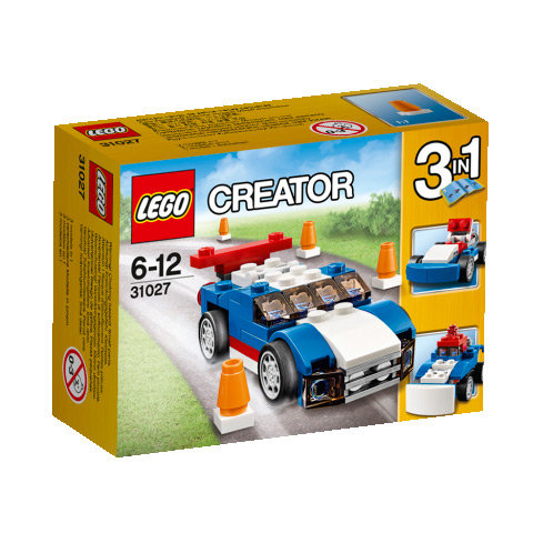 LEGO Creator, klocki Niebieska wyścigówka, 31027 LEGO