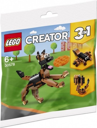 LEGO Creator, Klocki, Owczarek niemiecki 3w1, 30578 LEGO