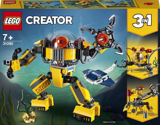 LEGO Creator, klocki Podwodny robot, 31090 LEGO
