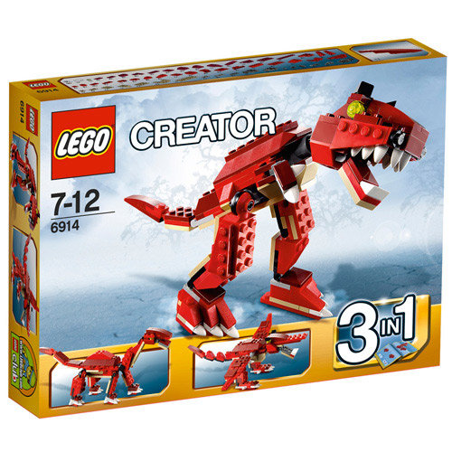 LEGO Creator, klocki Prehistoryczni łowcy 3w1, 6914 LEGO