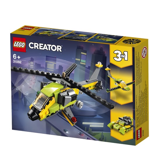 LEGO Creator, klocki Przygoda z helikopterem, 31092 LEGO