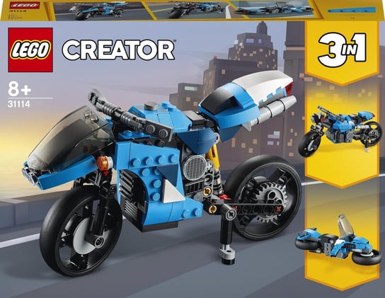 LEGO Creator, klocki Supermotocykl, 31114 LEGO