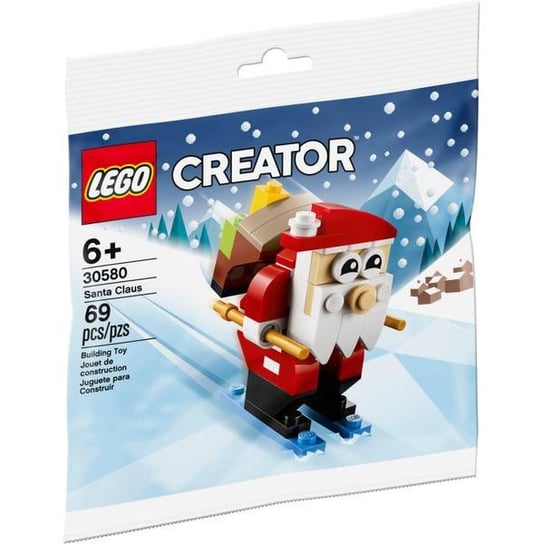 LEGO Creator, klocki Święty Mikołaj na nartach, 30580 LEGO