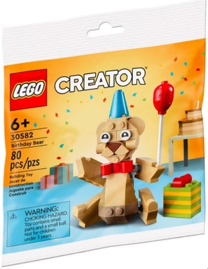 LEGO Creator, klocki, Urodzinowy Niedźwiedź, 30582 LEGO