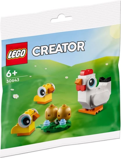LEGO Creator, klocki, Wielkanocne kurczaki, 30643 LEGO