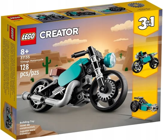 LEGO CREATOR - MOTOCYKL VINTAGE ZESTAW KLOCKÓW – 31135 LEGO