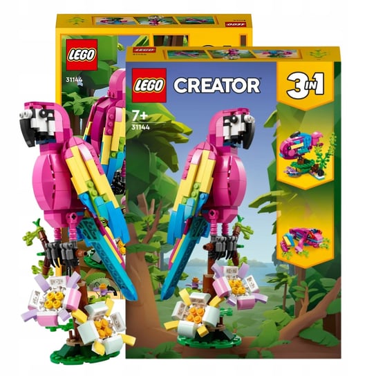 LEGO CREATOR ZESTAW 3 W 1 - PAPUGA EGZOTYCZNA NA PREZENT LEGO