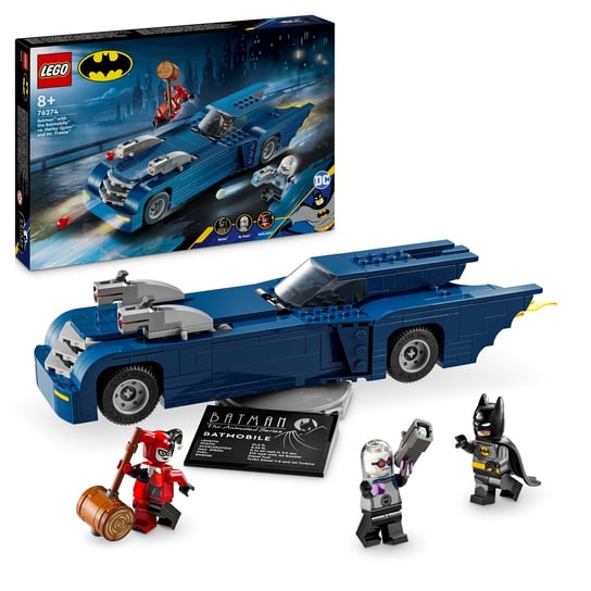 LEGO DC Batman, Batman z batmobilem kontra Harley Quinn i Mr. Freeze, 76274 LEGO
