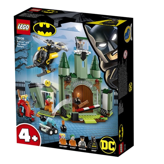 LEGO DC Batman, klocki Batman i ucieczka Jokera, 76138 LEGO