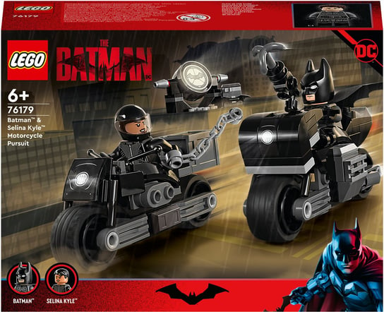 LEGO DC Batman, klocki, Motocyklowy pościg Batmana i Seliny Kyle, 76179 LEGO