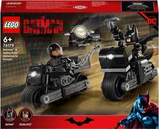 LEGO DC Batman, klocki, Motocyklowy pościg Batmana i Seliny Kyle, 76179 LEGO