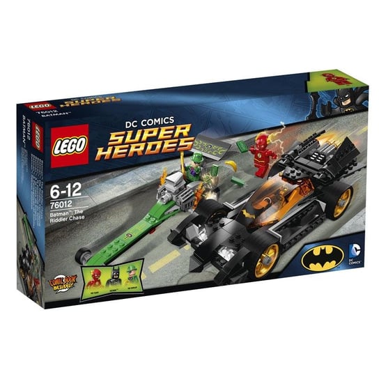 LEGO DC Comics, Super Heroes, Batman, klocki Pościg Człowieka-zagadki, 76012 LEGO