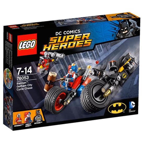 LEGO DC Comics, Super Heroes, Batman, klocki Pościg w Gotham City, 76053 LEGO