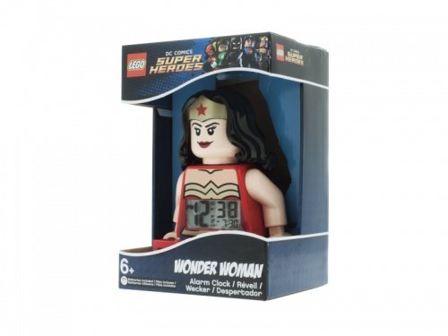 LEGO DC Comics, Super Heroes, budzik zegar Wonder Woman, 9009877 LEGO