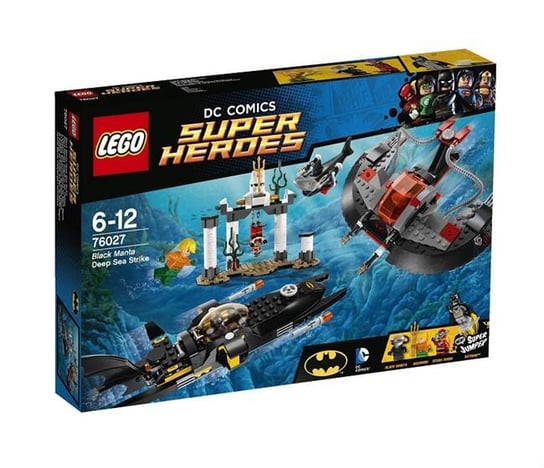 LEGO DC Comics, Super Heroes, Justice League, klocki Atak Czarnej Manty, 76027 LEGO