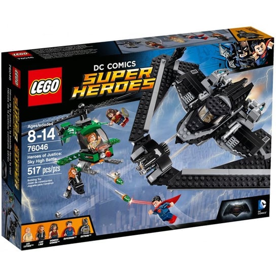 LEGO DC Comics, Super Heroes, klocki Bitwa powietrzna, 76046 LEGO
