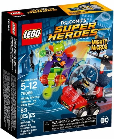 LEGO DC Comics, Super Heroes, Klocki Mighty Micros: Batman kontra Killer Moth, 76069 LEGO