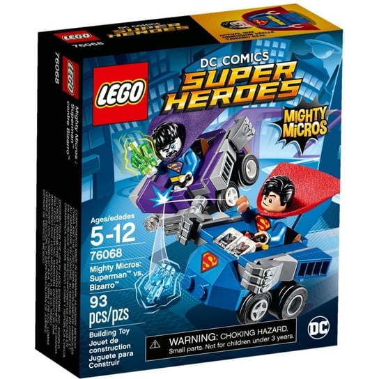 LEGO DC Comics, Super Heroes, Klocki Mighty Micros: Superman kontra Bizarro, 76068 LEGO