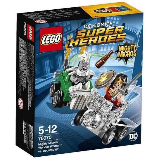 LEGO DC Comics, Super Heroes, Klocki Mighty Micros: Wonder Woman kontra Doomsday, 76070 LEGO