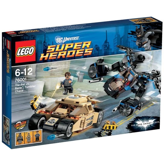 LEGO DC Universe Super Heroes, Batman, klocki Nietoperz kontra Bane: Pościg w tumblerze, 76001 LEGO