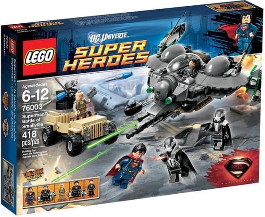 LEGO DC Universe Super Heroes, Superman, klocki Bitwa o Smallville, 76003 LEGO