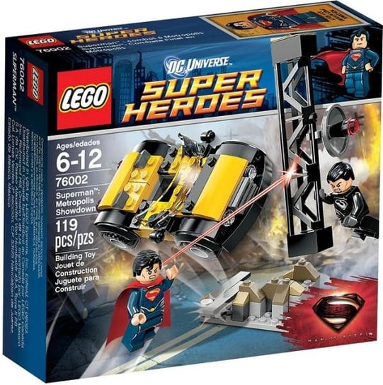 LEGO DC Universe Super Heroes, Superman, klocki, Starcie w Metropolis, 76002 LEGO