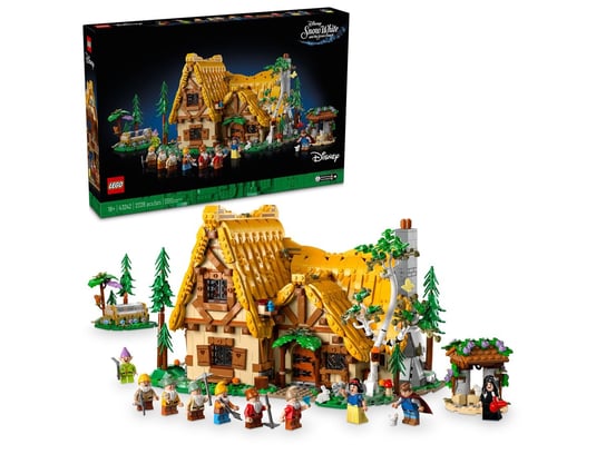 LEGO DISNEY 43242 Chatka Królewny Śnieżki i siedmi LEGO