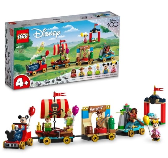LEGO Disney Classic, Disney 100, pociąg pełen zabawy, 43212 LEGO