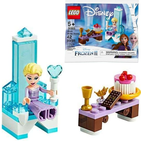 LEGO Disney, Frozen II, klocki Zimowy tron Elsy LEGO