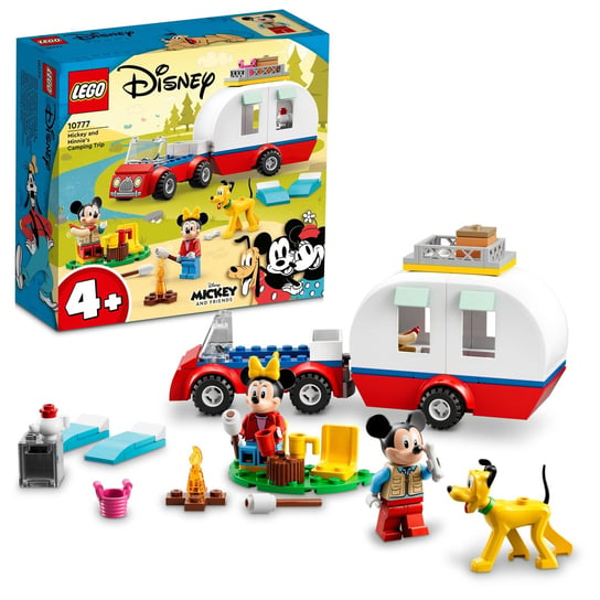 LEGO Disney, klocki, Mickey and Friends, Myszka Miki i Myszka Minnie na biwaku, 10777 LEGO