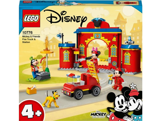LEGO Disney, klocki, Mickey and Friends, Remiza i wóz strażacki Myszki Miki i przyjaciół, 10776 LEGO