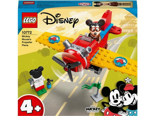 LEGO Disney, klocki, Mickey and Friends, Samolot śmigłowy Myszki Miki, 10772 LEGO