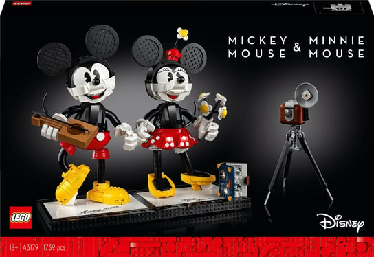 LEGO Disney, klocki Myszka Miki i Myszka Minnie do zbudowania, 43179 LEGO