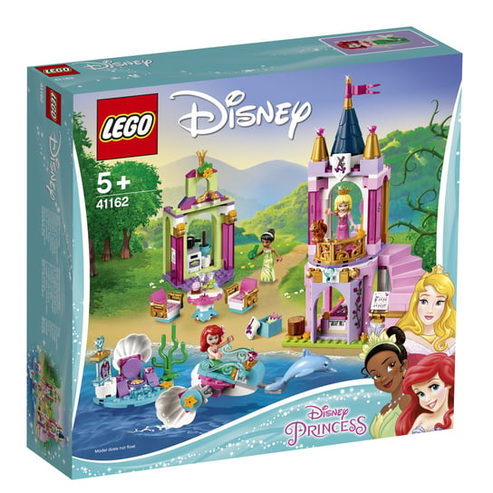 LEGO Disney Princess, klocki Królewskie przyjęcie Arielki, Aurory i Tiany, 41162 LEGO